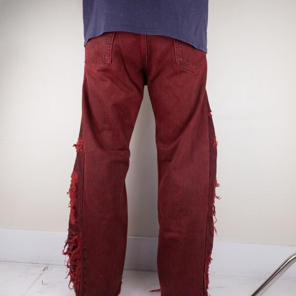 Custom wide leg baggy flared jeans - Picture 3 of 8